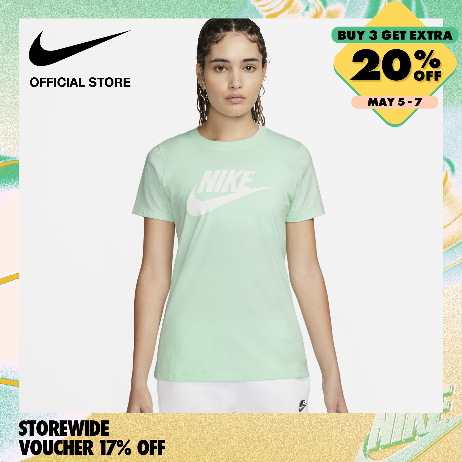 Nike Women's Sportswear Essential T-Shirt - Mint Foam